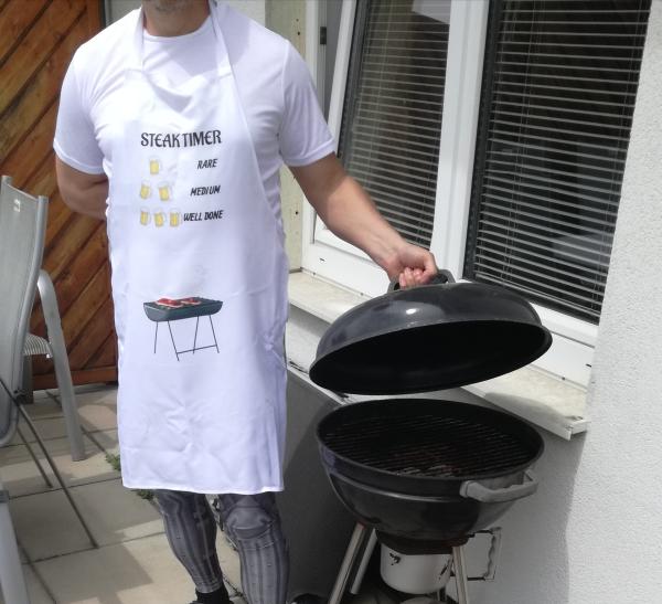 Grillschürze Steak Timer